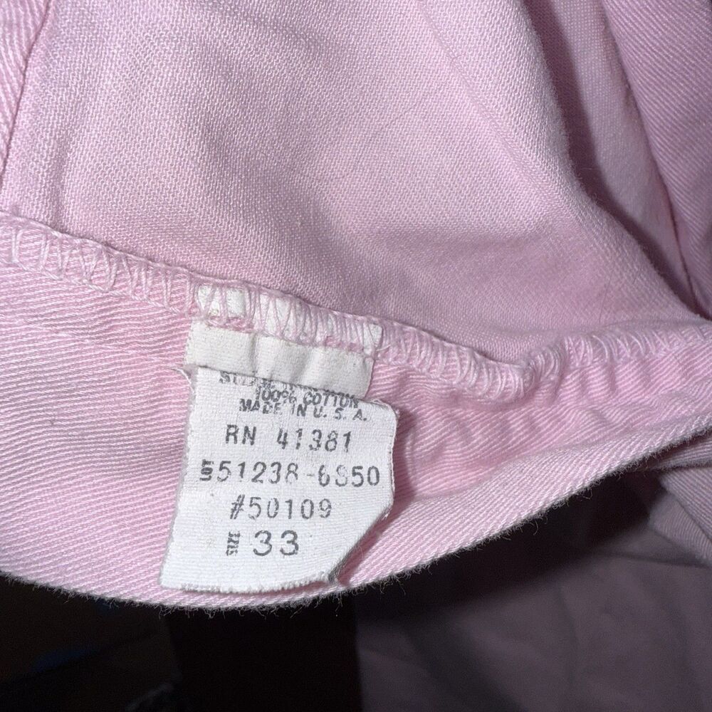 Vintage Polo Ralph Lauren Pink Pleated Palm Desert Pant Ivy League NOS 33x36 - Picture 13 of 16